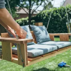 Siedzisko do huśtawki ogrodowej DIY: Krok po kroku, trwale i pięknie