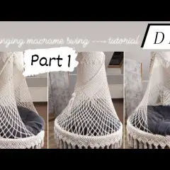 Huśtawka z makramy DIY: Stwórz swój raj poradnik krok po kroku