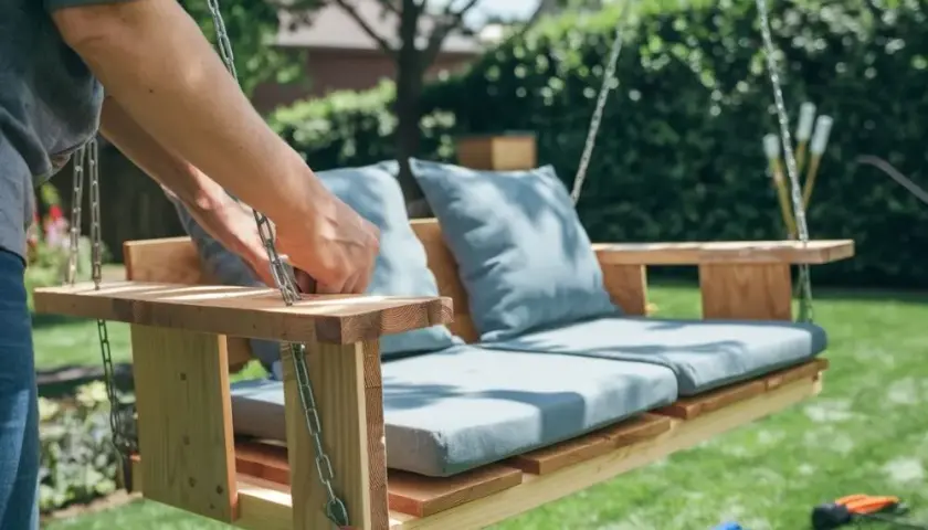 Siedzisko do huśtawki ogrodowej DIY: Krok po kroku, trwale i pięknie