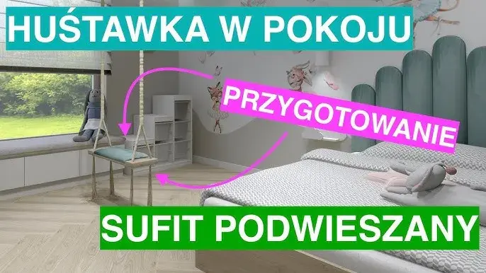Huśtawka do sufitu podwieszanego? Montaż krok po kroku i 100% bezpiecznie