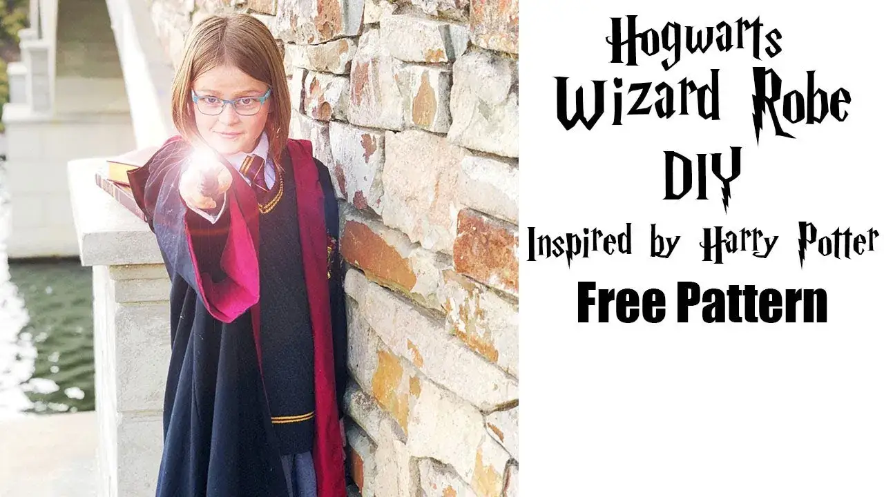 DIY peleryna Harry Potter wykrój