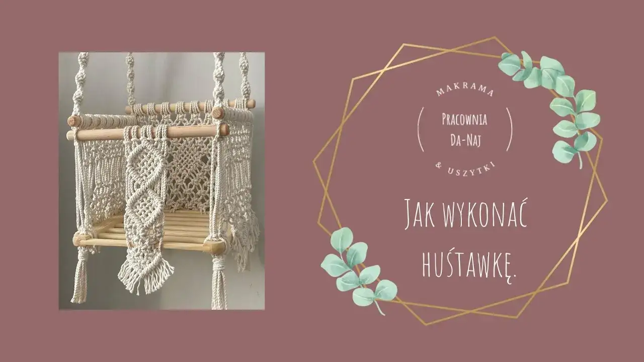 materiały do huśtawki makramy